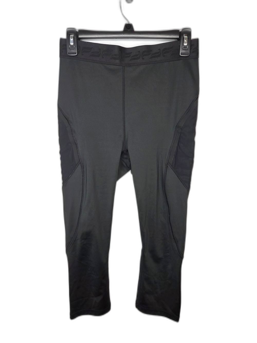 Fabletics Black Athletic Leggings with Sculpted Panels